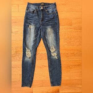 Blue Distressed Jeans